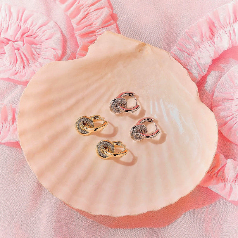 YVIS Roller Hoop Earring