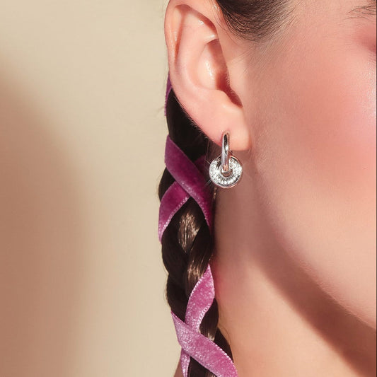 YVIS Roller Hoop Earring