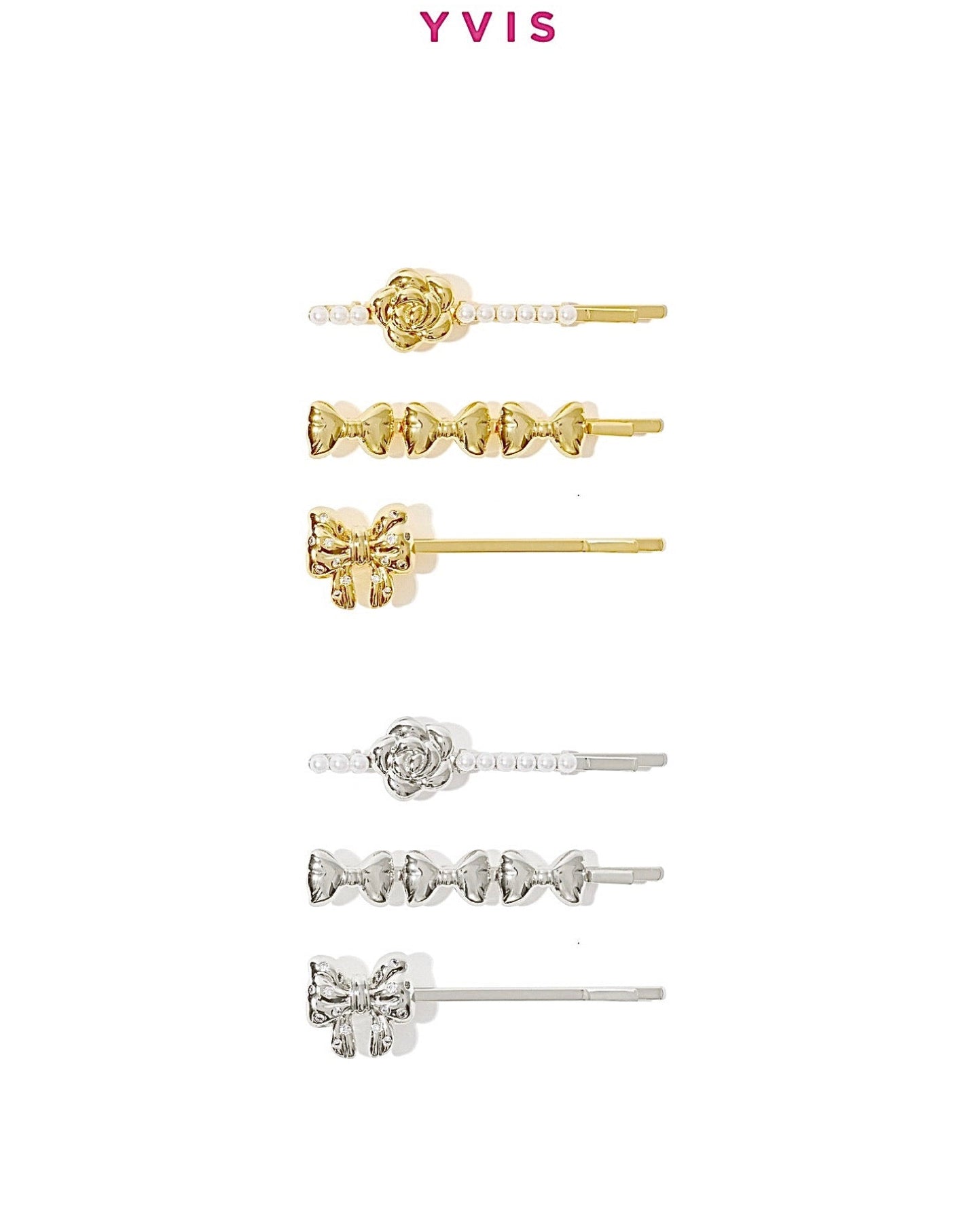 YVIS Bridesmaid Hair Pin Set - Proud Wedding Collection