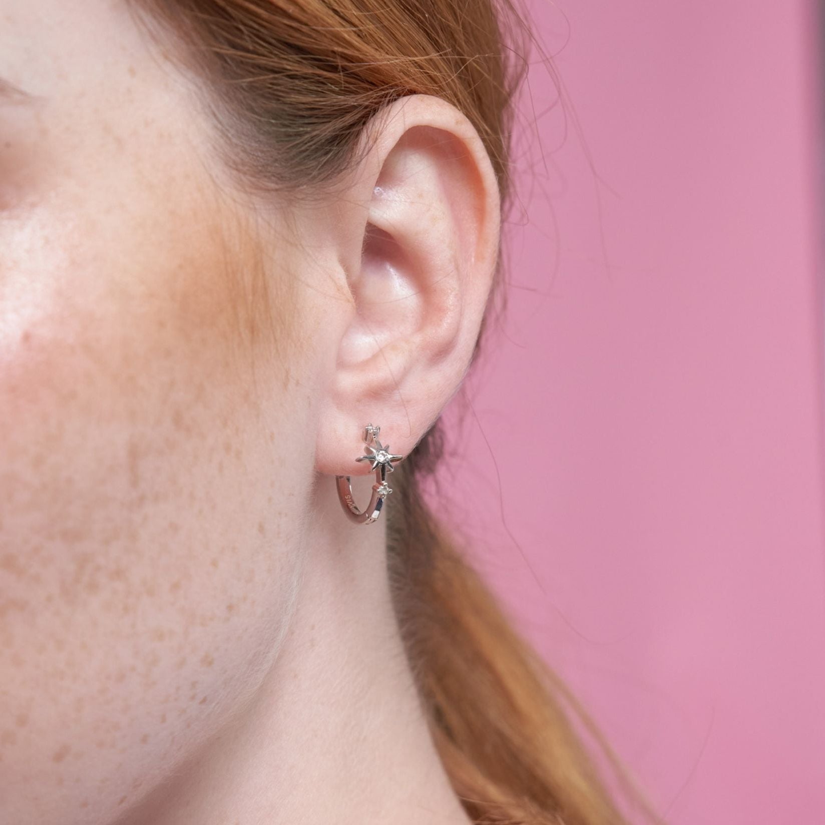 YVIS Judy Gem Hoop Earring