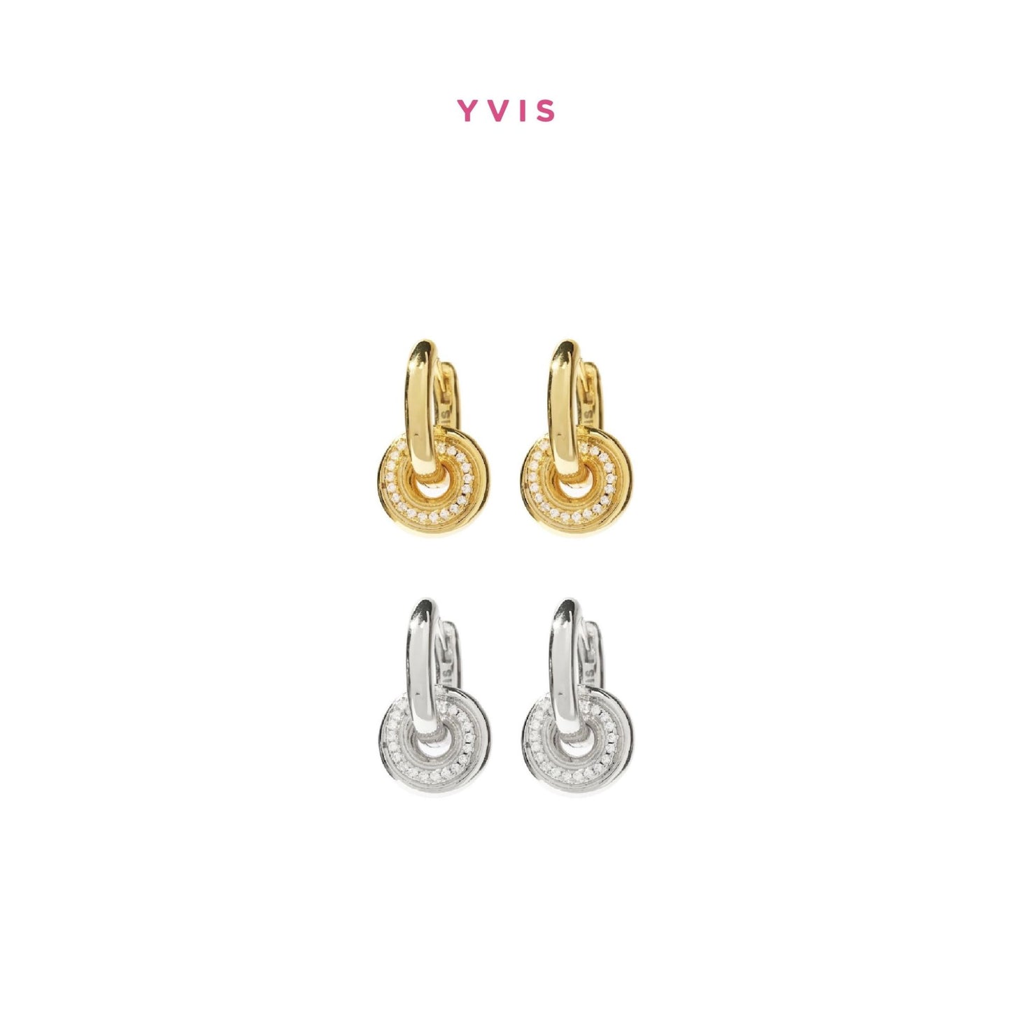 YVIS Roller Hoop Earring