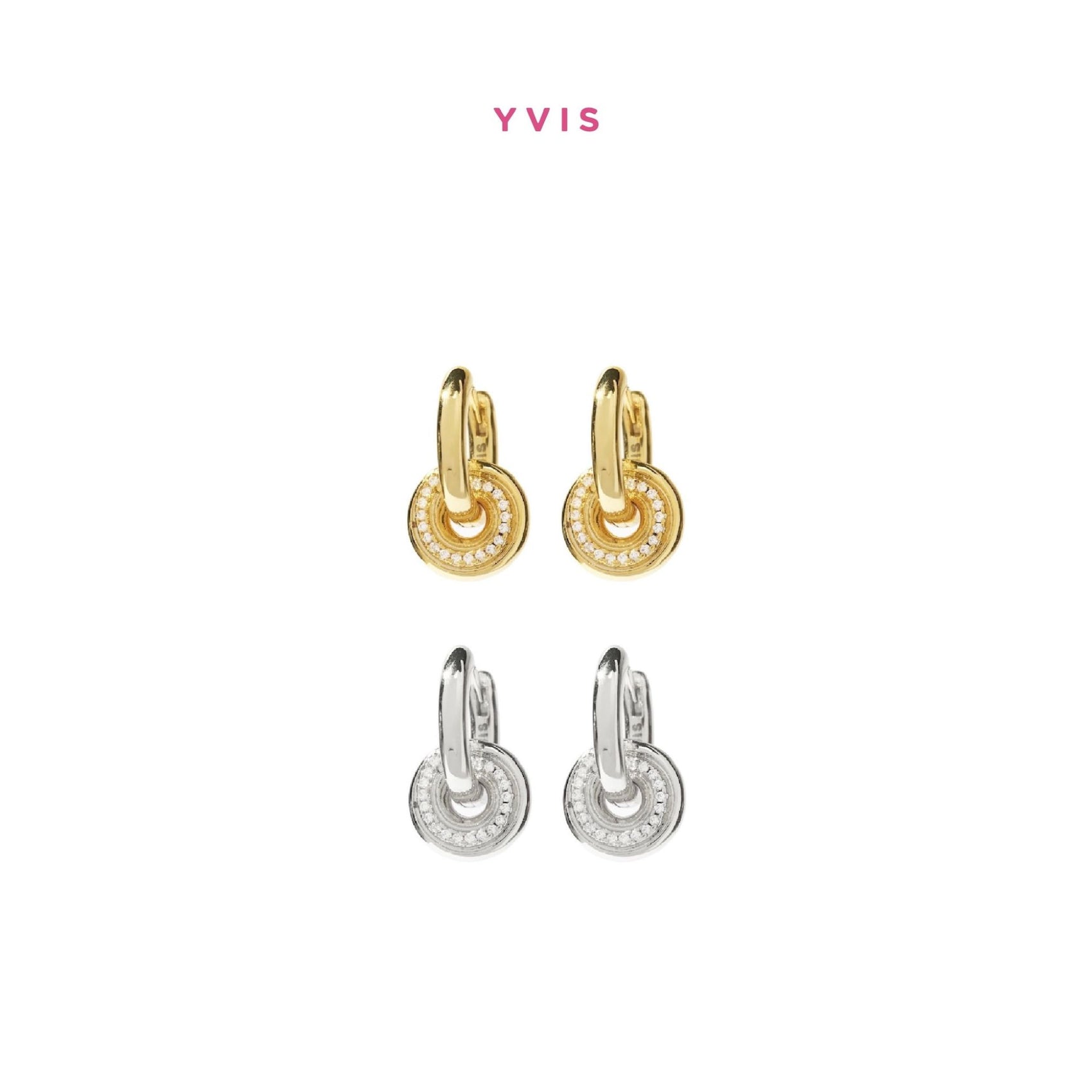 YVIS Roller Hoop Earring