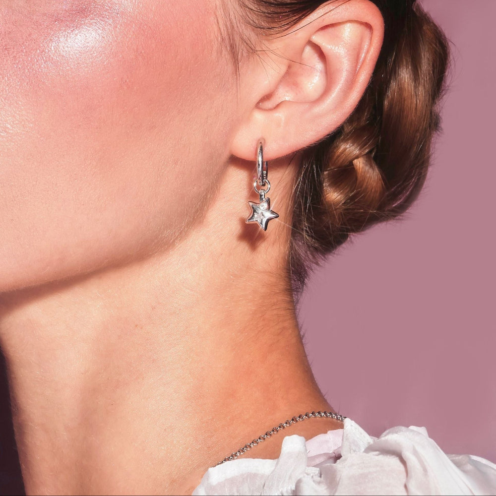 YVIS Midnight Hoop Brass Earring - Bedtime Story