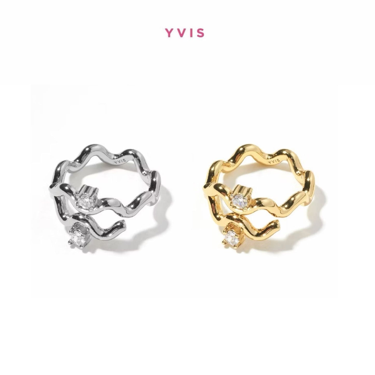YVIS Spaghetti Gem Ring (Adjustable)