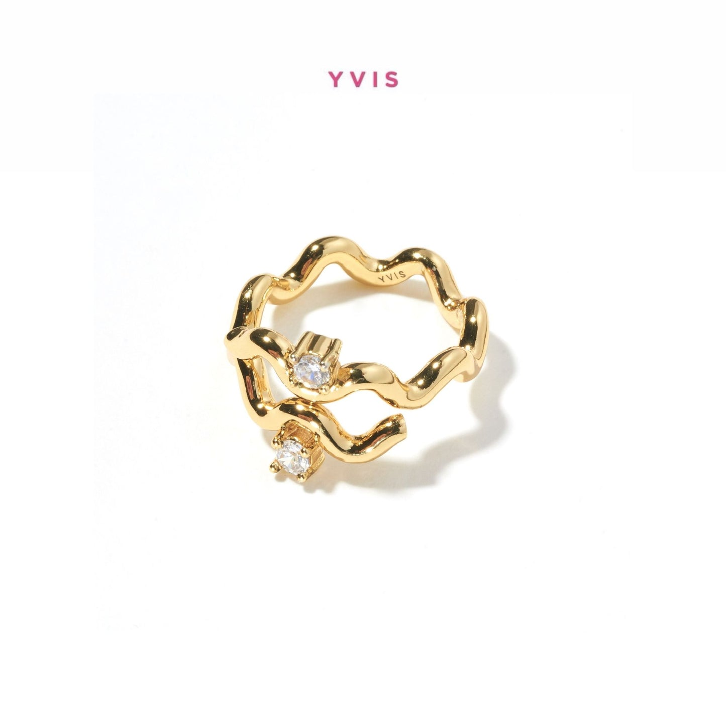 YVIS Spaghetti Gem Ring (Adjustable)