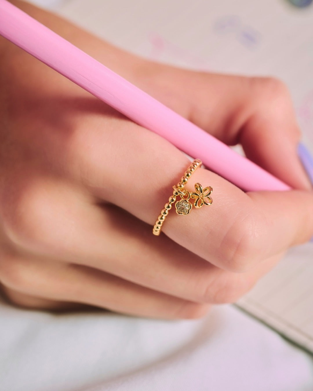 YVIS.NYC Mini Beads Ring - Doodle Collection