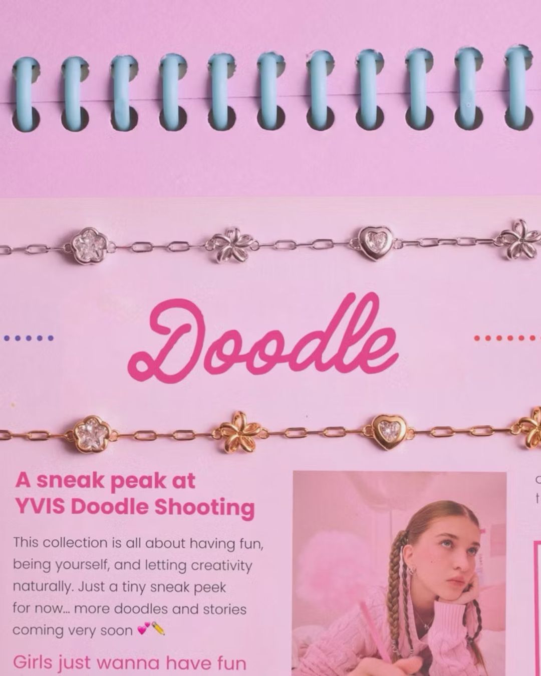 YVIS.NYC Loom Band Bracelet - Doodle Collection