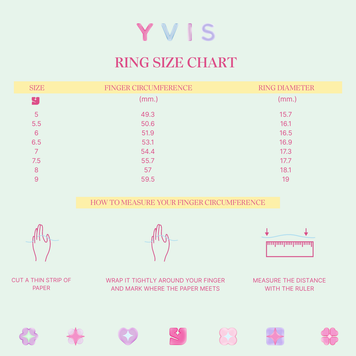 YVIS.NYC Mini Beads Ring - Doodle Collection