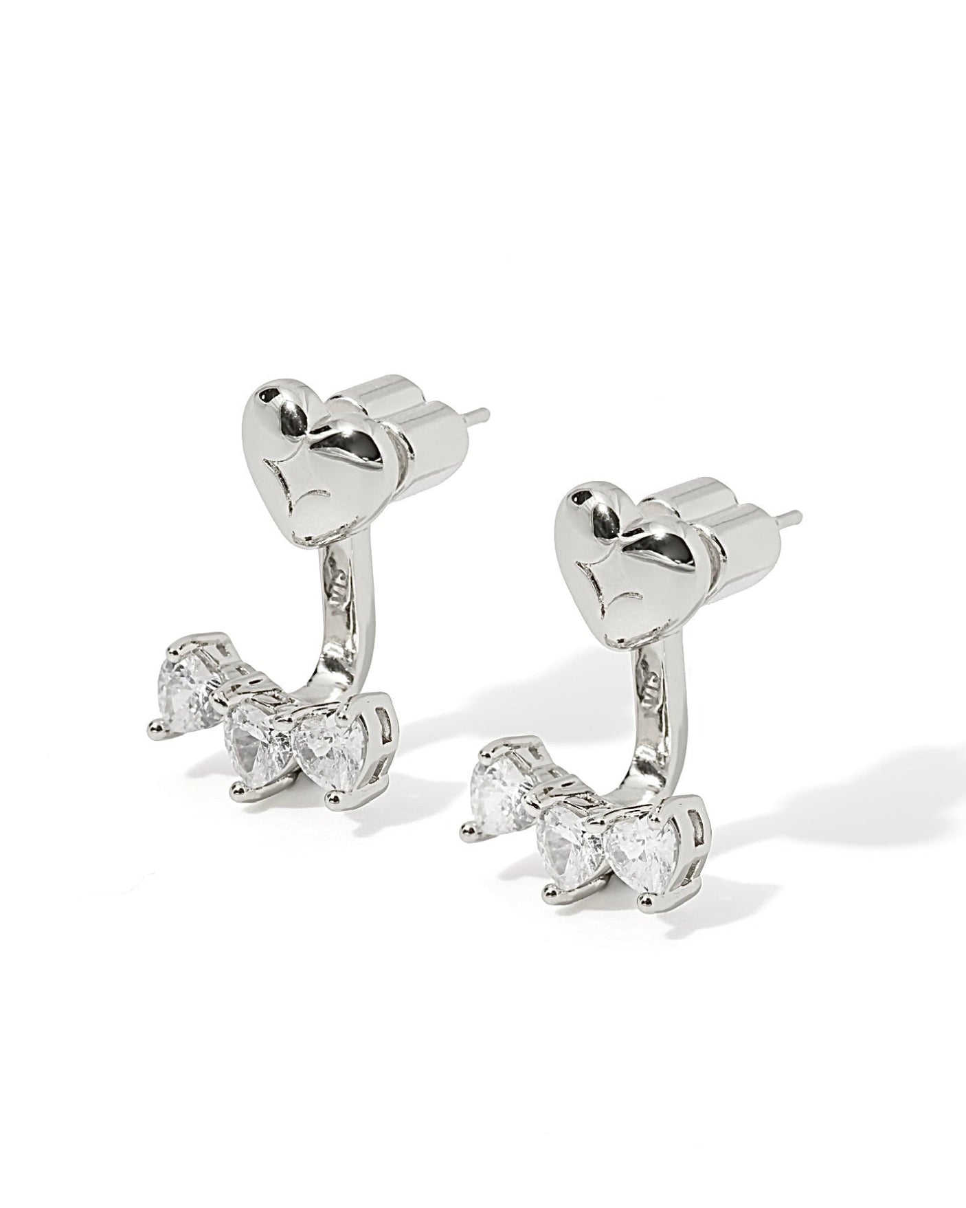 YVIS Linked Heart Stud - Vellink Collection