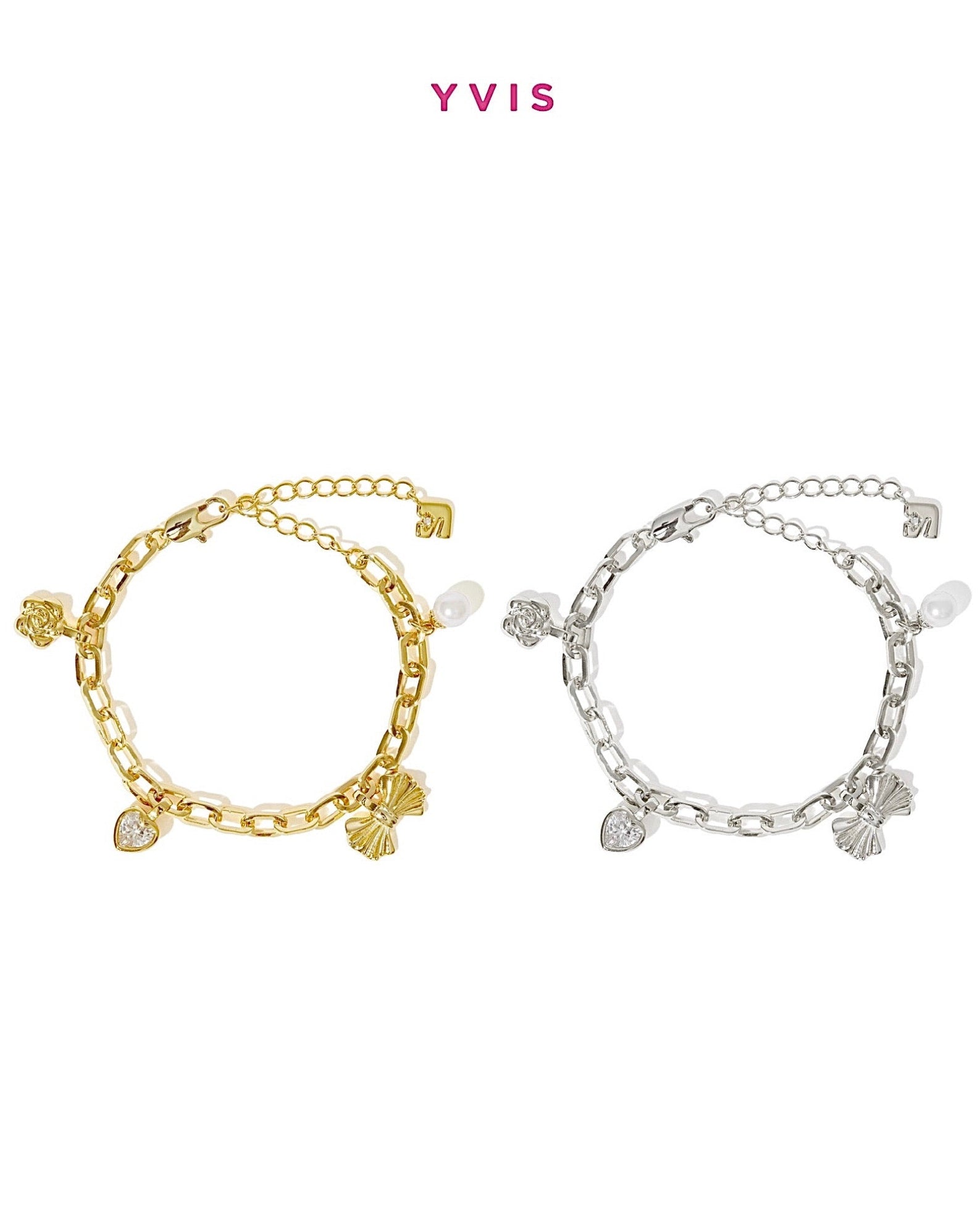 YVIS Love Gem Charms Bracelet - Proud Wedding Collection
