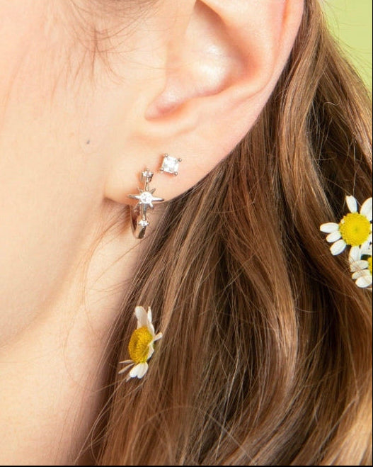 YVIS Judy Gem Hoop Earring