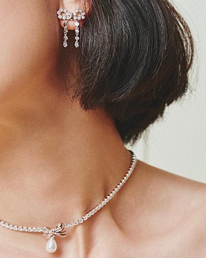 YVIS Diamond Drops Earring - Proud Wedding Collection