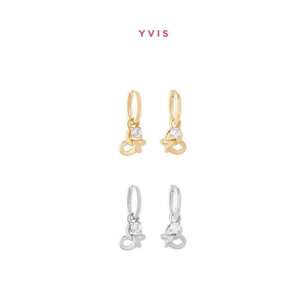 YVIS Avenue Hoop Brass Earrings - City Route Collection (Pre-order 10-12 days)