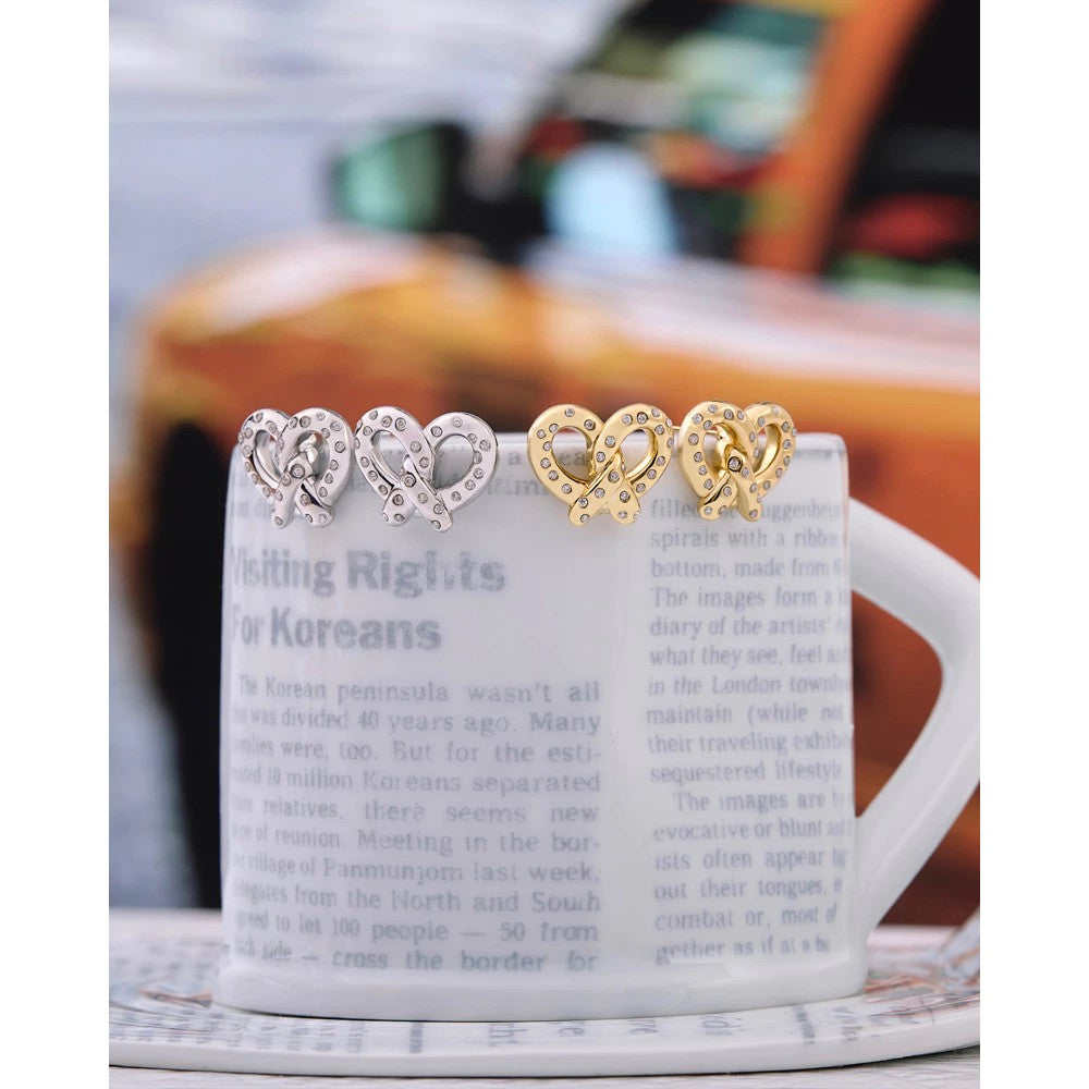 YVIS Hot Bakes Brass Stud Earrings - City Route Collection (Pre-order 10-12 days)