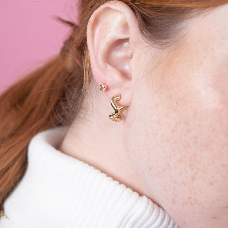 YVIS Noodle Hoop Earring