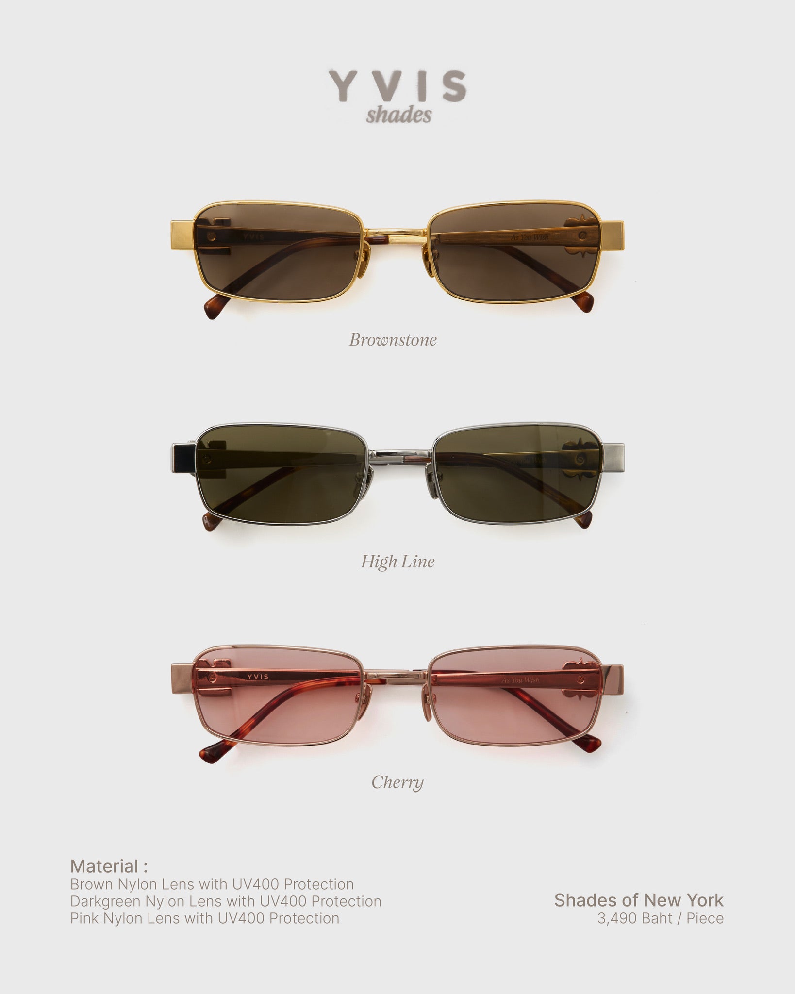 Shades Of New York - Sunglasses (Pre-order 10-12 days)
