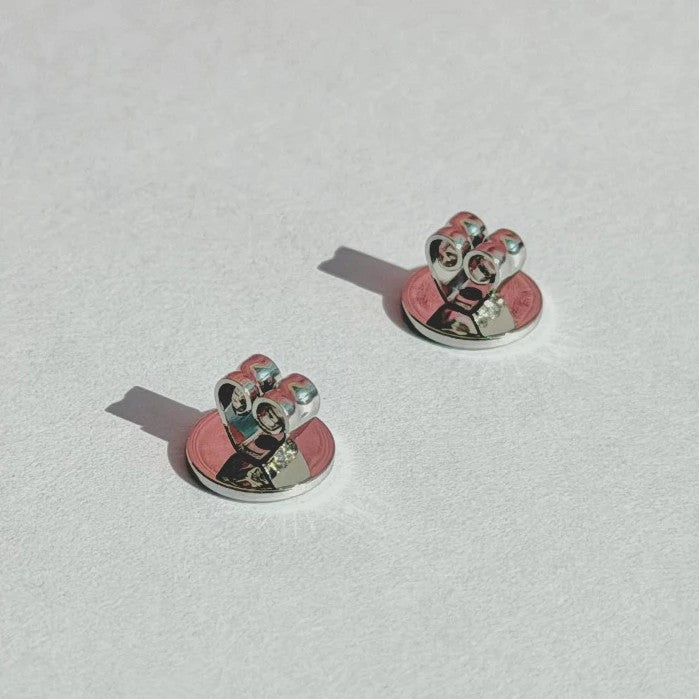 YVIS earring back silver 01 big plug